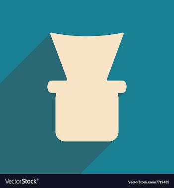 Flat with shadow icon and mobile application vector image