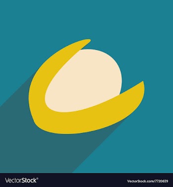 Flat with shadow icon and mobile application vector image