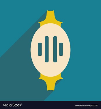 Flat with shadow icon and mobile application vector image