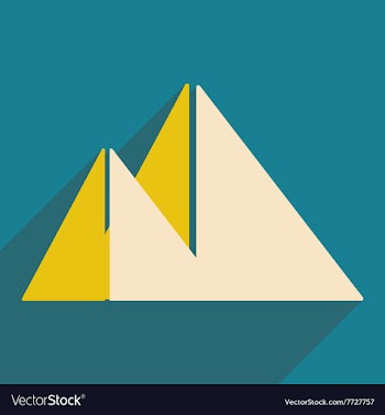 Flat with shadow icon and mobile application vector image