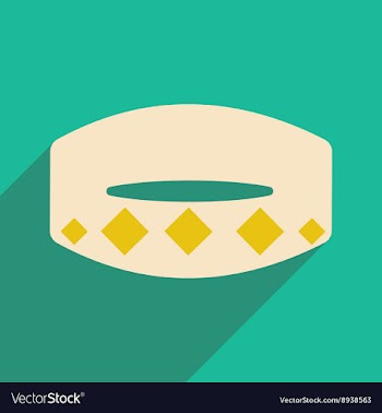 Flat with shadow icon and mobile application vector image