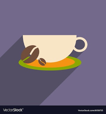 Flat with shadow icon and mobile application vector image