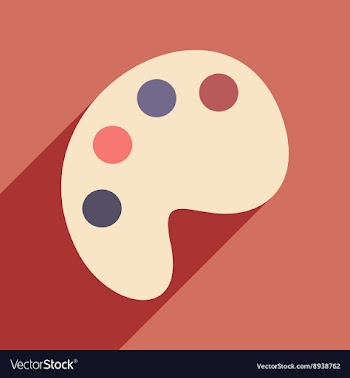 Flat with shadow icon and mobile application vector image