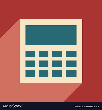 Flat with shadow icon and mobile application vector image