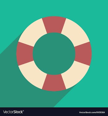 Flat with shadow icon and mobile application vector image