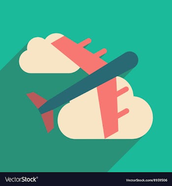 Flat with shadow icon and mobile application vector image