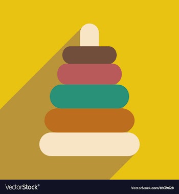 Flat with shadow icon and mobile application vector image