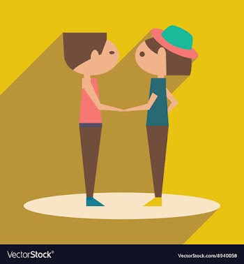 Flat with shadow icon and mobile application vector image