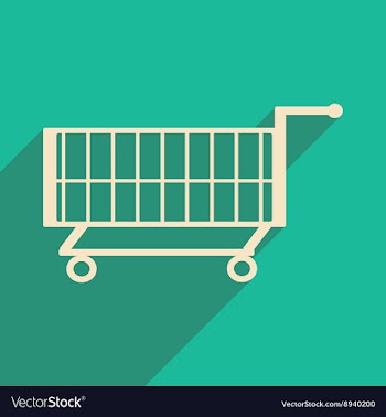 Flat with shadow icon and mobile application vector image