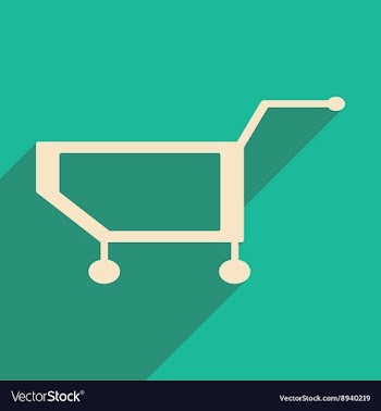 Flat with shadow icon and mobile application vector image