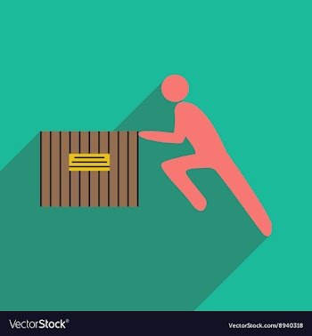 Flat with shadow icon and mobile application vector image