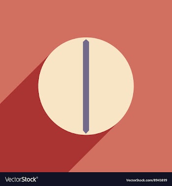 Flat with shadow icon and mobile application vector image