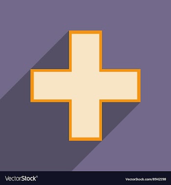 Flat with shadow icon and mobile application vector image