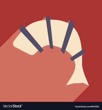 Flat with shadow icon and mobile application vector image