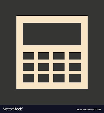 Flat with shadow icon and mobile application vector image