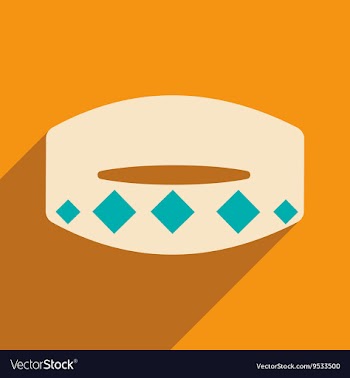 Flat with shadow icon and mobile application vector image