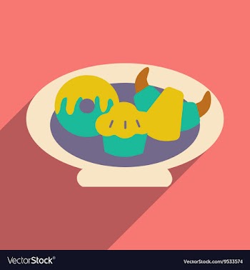 Flat with shadow icon and mobile application vector image