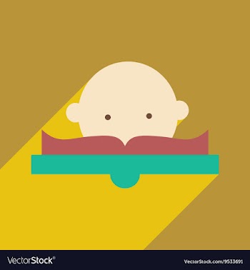 Flat with shadow icon and mobile application vector image