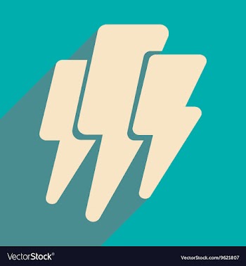 Flat with shadow icon and mobile application vector image