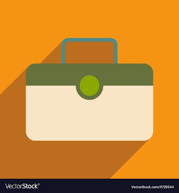 Flat with shadow icon and mobile application vector image