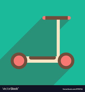 Flat with shadow icon and mobile application vector image