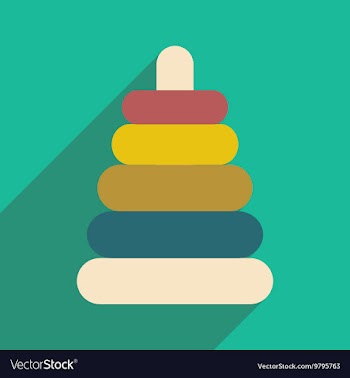 Flat with shadow icon and mobile application vector image