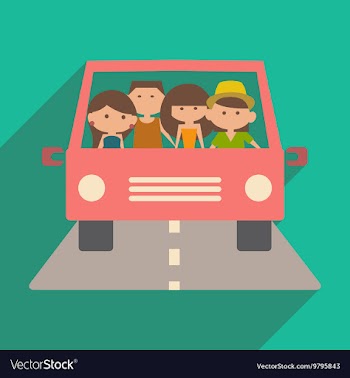 Flat with shadow icon and mobile application vector image