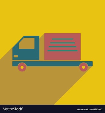 Flat with shadow icon and mobile application vector image