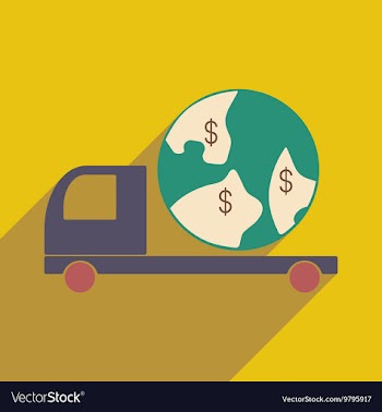 Flat with shadow icon and mobile application vector image