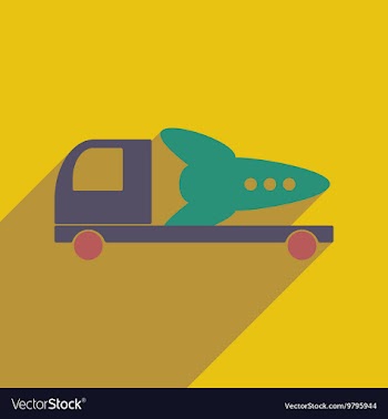 Flat with shadow icon and mobile application vector image