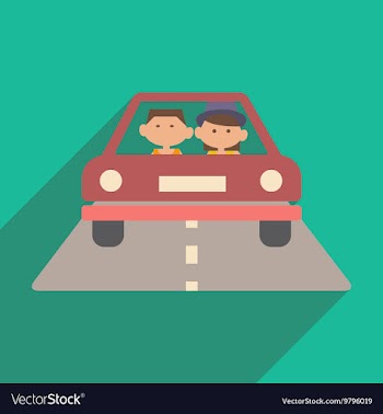 Flat with shadow icon and mobile application vector image