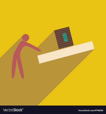 Flat with shadow icon and mobile application vector image