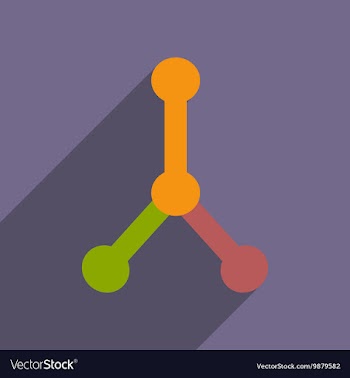Flat with shadow icon and mobile application vector image