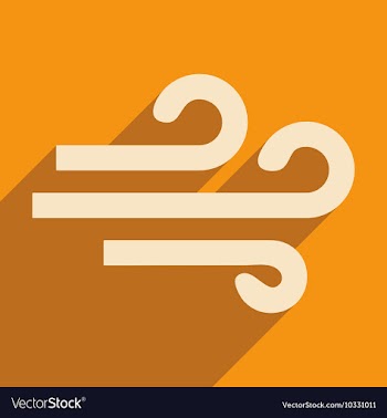 Flat with shadow icon and mobile application wind vector image