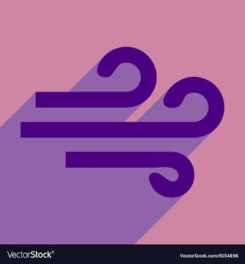 Flat with shadow icon and mobile application wind vector image