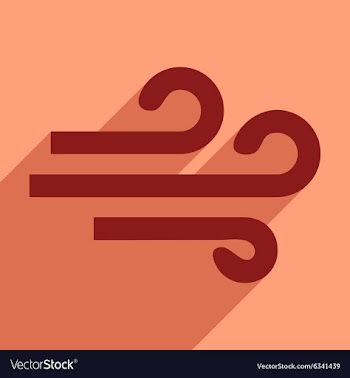 Flat with shadow icon and mobile application wind vector image