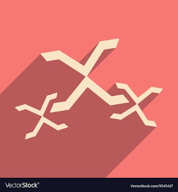 Flat with shadow icon and mobile application xxx vector image