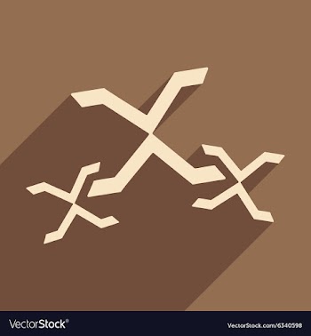 Flat with shadow icon and mobile application xxx vector image