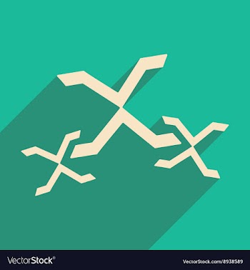 Flat with shadow icon and mobile application xxx vector image