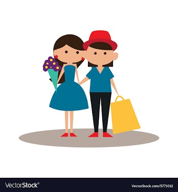 Flat with shadow icon and mobile application young vector image