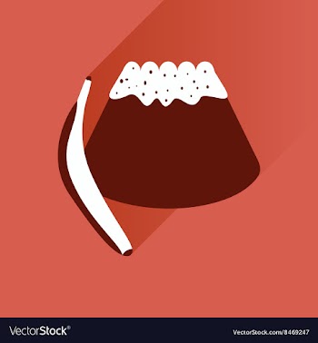 Flat with shadow Icon bun banana on bright vector image