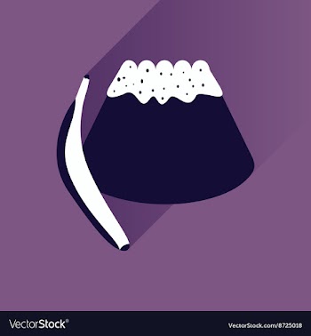 Flat with shadow Icon bun banana on bright vector image