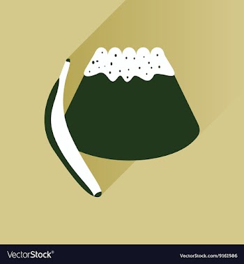 Flat with shadow Icon bun banana on bright vector image