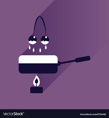 Flat with shadow Icon cherry chocolate fondue vector image