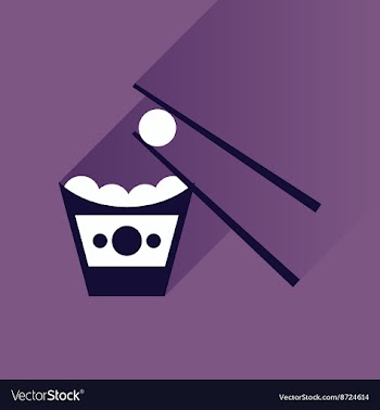 Flat with shadow Icon Chinese cheese balls vector image