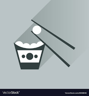Flat with shadow Icon Chinese cheese balls vector image