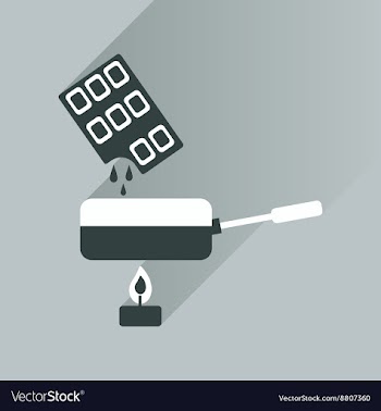 Flat with shadow Icon chocolate fondue on bright vector image