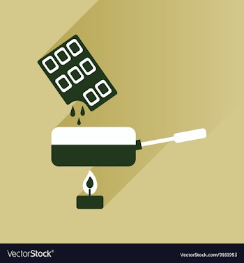 Flat with shadow Icon chocolate fondue on bright vector image