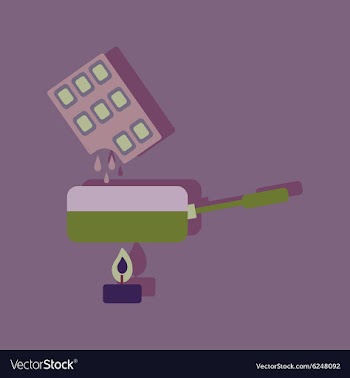 Flat with shadow Icon chocolate fondue vector image