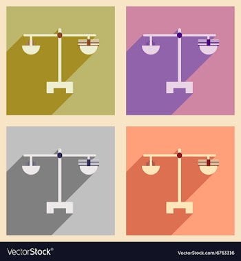 Flat with shadow icon concept Factory and money vector image